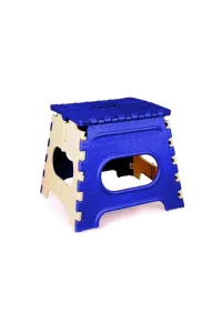 2009_12 Inch Plastic Folding Step Stool for Kids and Adults with Handle