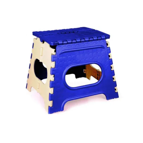 2009_12 Inch Plastic Folding Step Stool for Kids and Adults with Handle