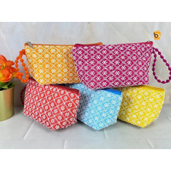 Lucknowi Chikan handicraft Large Size Pouches/Clutch !